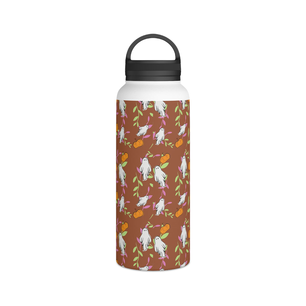 Stainless Steel Water Bottle, Autumn Ghost Design,