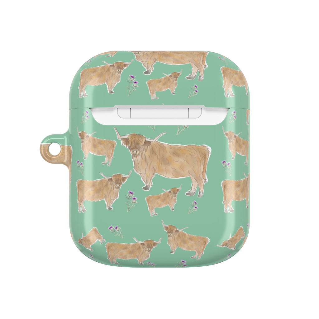 Highland Cow Design- AirPods Case