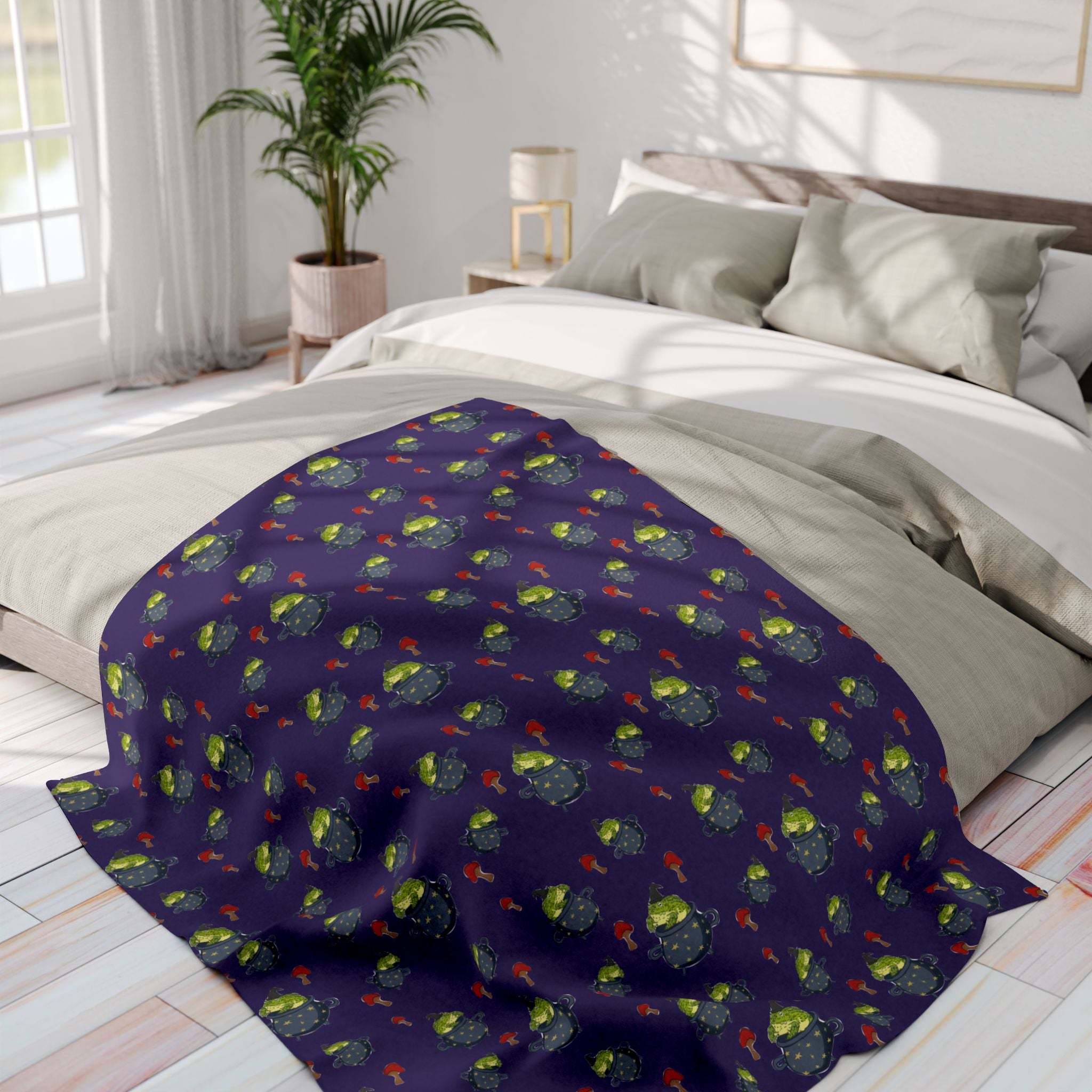 Halloween Toad- Fleece Blanket