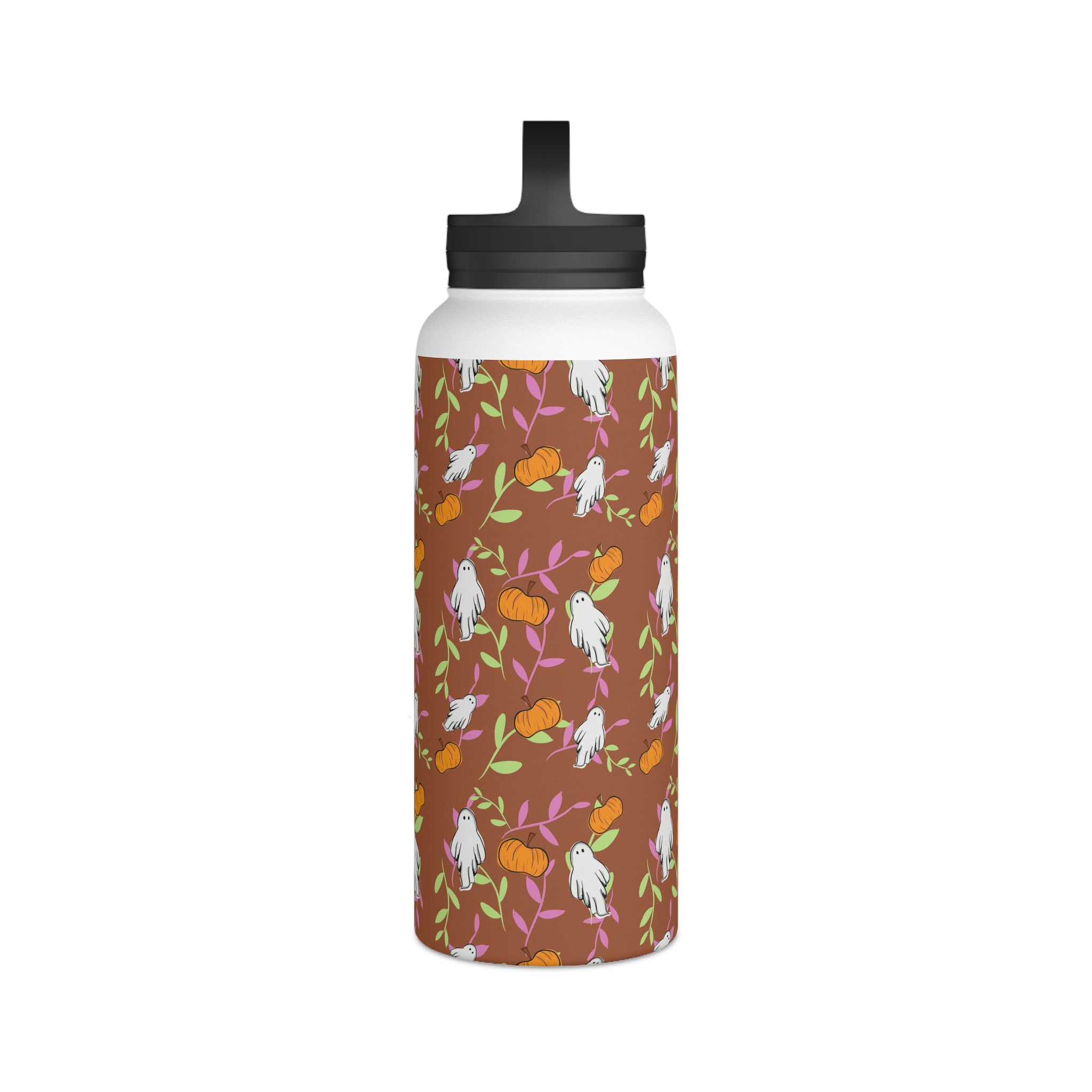Stainless Steel Water Bottle, Autumn Ghost Design,