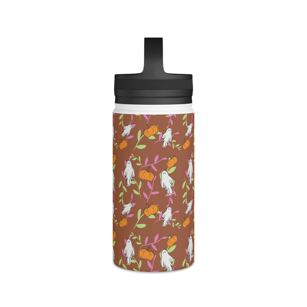Stainless Steel Water Bottle, Autumn Ghost Design,