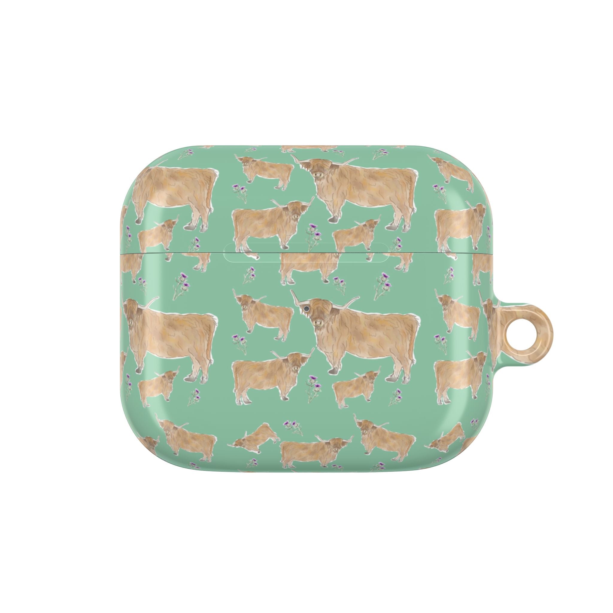Highland Cow Design- AirPods Case