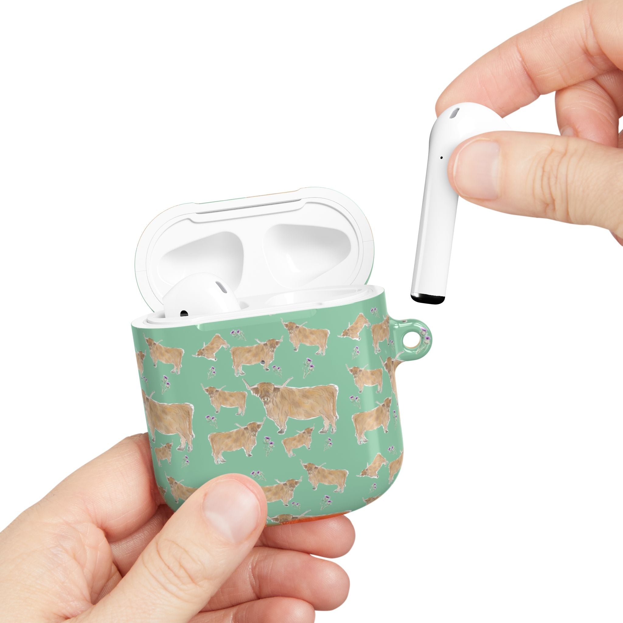 Highland Cow Design- AirPods Case