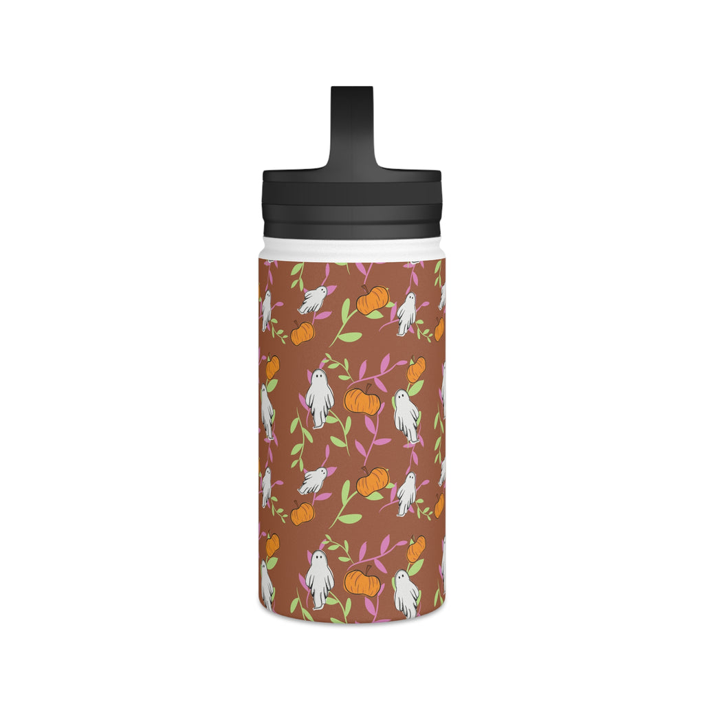 Stainless Steel Water Bottle, Autumn Ghost Design,