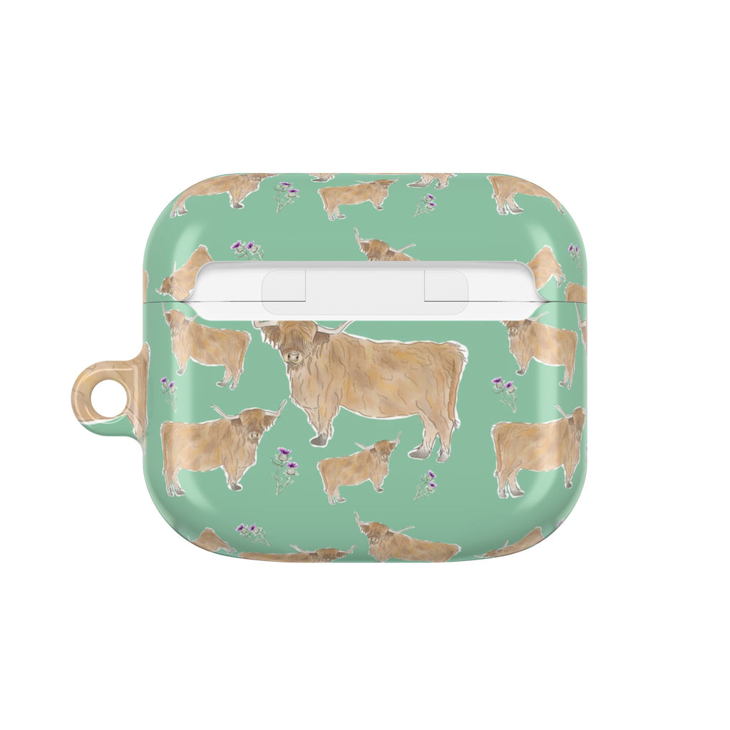 Highland Cow Design- AirPods Case