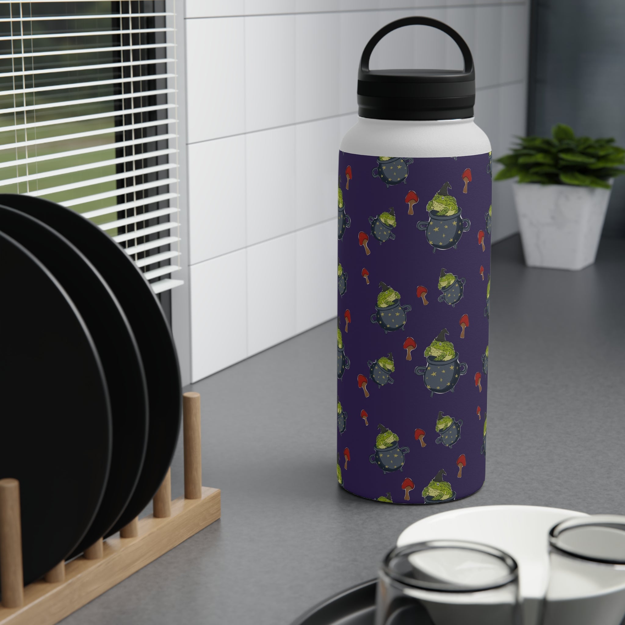 Stainless Steel Water bottle- Toad design