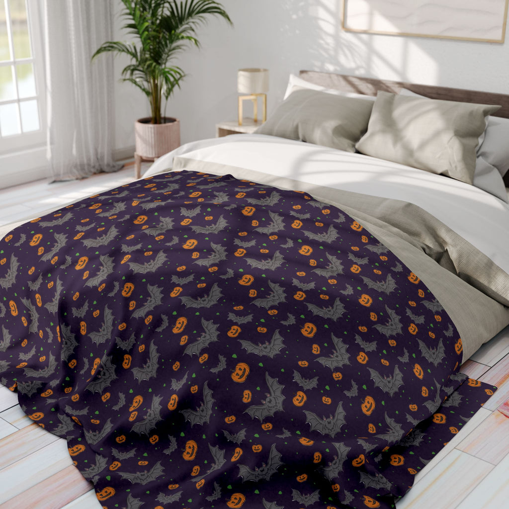 Halloween Bat Design-Fleece Blanket