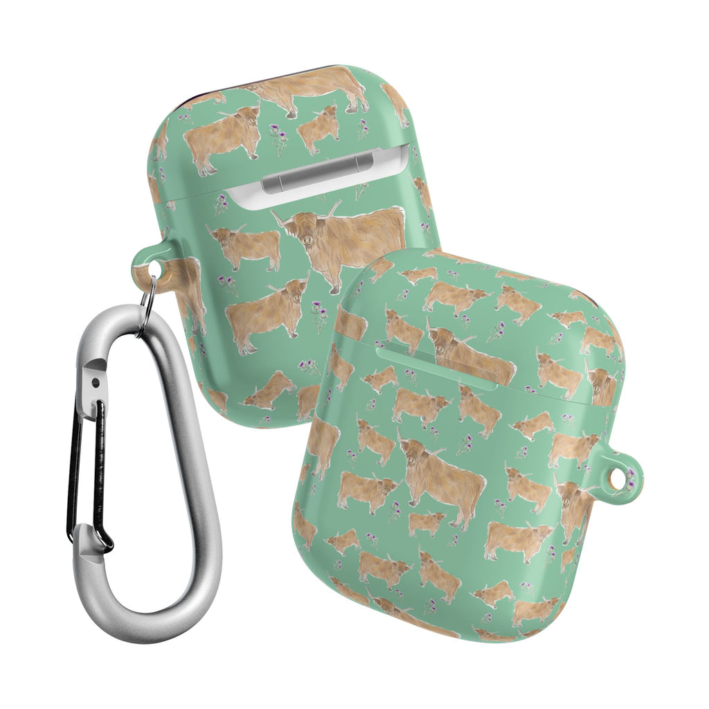 Highland Cow Design- AirPods Case