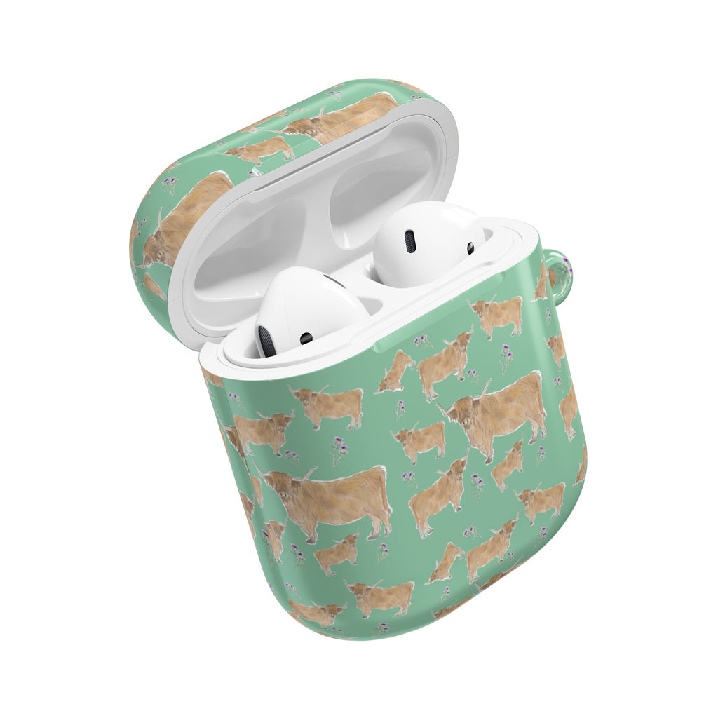 Highland Cow Design- AirPods Case