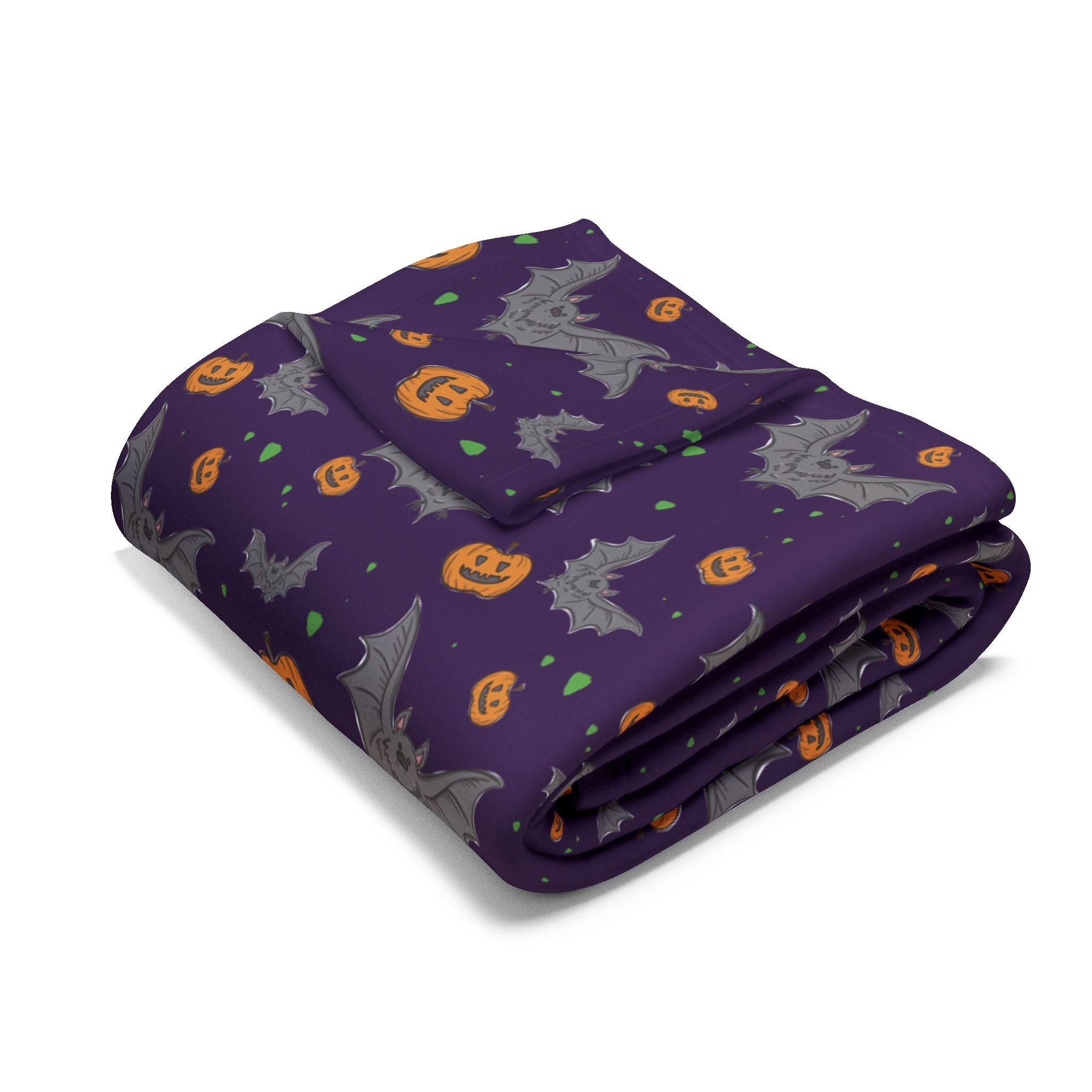 Halloween Bat Design-Fleece Blanket