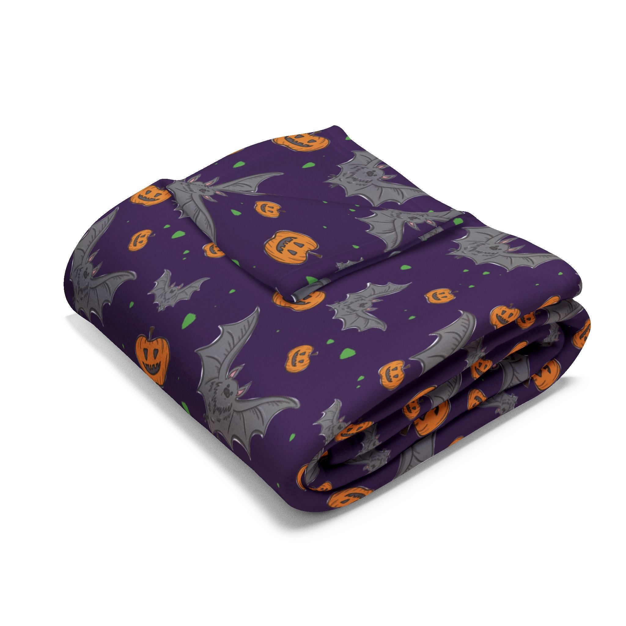 Halloween Bat Design-Fleece Blanket